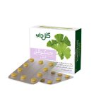 قرص جینکوگل گل دارو ۶۰ میلی‌گرم مناسب تقویت حافظه و تمرکز، بسته ۳۰ عددی