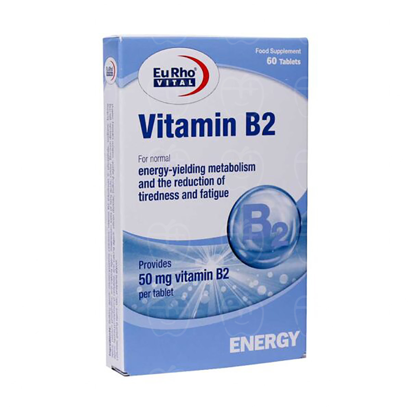 8187 قرص ویتامین B2 یوروویتال 60 عدد - Image 1