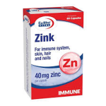 کپسول ژلاتینی زینک 40 میلی گرم یوروویتال 60 عددی
