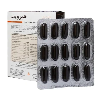 کپسول هیرویت هلث اید مناسب تقویت مو و ناخن، بسته ۳۰ عددی