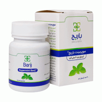 کپسول نرم سوپرمینت باریج مناسب مشکلات گوارشی، بسته ۳۰ عددی