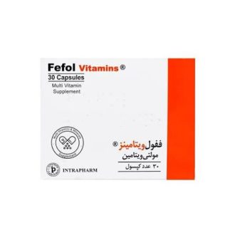 ففول وایتامینز اینترافارم بسته ۳۰ عددی