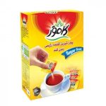 پودر شیرین‌کننده رژیمی کامور مدل پودرشکر شاسه‌ای مناسب افراد دیابتی و رژیمی، بسته ۵۰ عددی