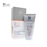 کرم ضدآفتاب رنگی سانی ورا SPF۵۰ مدل بژ تیره (شماره ۲) مناسب پوست چرب، حجم ۵۰ میلی‌لیتر
