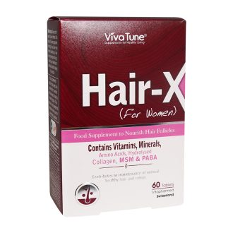 قرص هیرایکس وومن ویواتیون / Viva Tune Hairex Women مناسب برای تقویت مو و جلوگیری از ریزش مو در بانوان بسته ۶۰ عددی