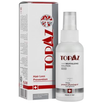 محلول موضعی ماینوکسیدیل توپاز / Topaz مناسب برای درمان ریزش مو و تقویت رشد مو حجم ۶۰ میلی‌لیتر