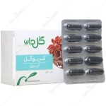 کپسول کربوگل ۲۶۰ میلی‌گرم گل دارو / Goldaru مناسب برای درمان نفخ و سوء هاضمه بسته ۳۰ عددی