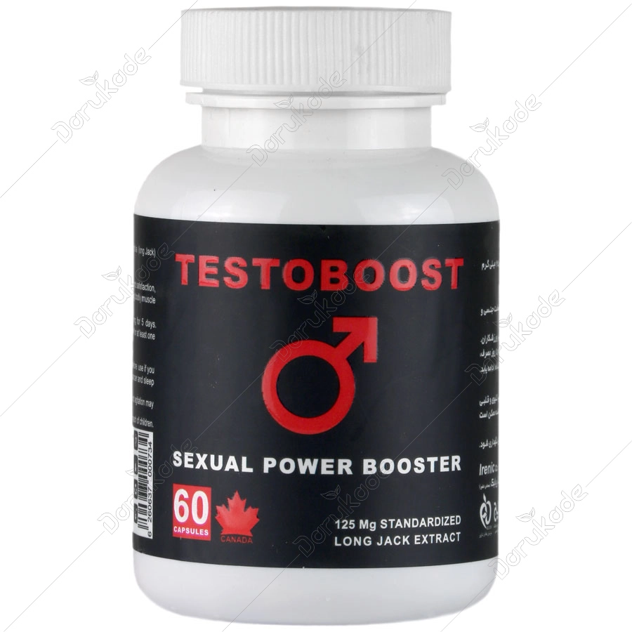 کپسول تستوبوست تسنیم / Tasnim Testoboost مناسب برای افزایش سطح تستوسترون و تقویت میل جنسی آقایان بسته ۶۰ عددی کپسول تستوبوست تسنیم / Tasnim Testoboost مناسب برای افزایش سطح تستوسترون و تقویت میل جنسی آقایان بسته ۶۰ عددی