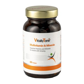 کپسول نرم مولتی ویتامین مینرال ویتالی تون / Vitally Tone مناسب برای تقویت سیستم ایمنی و افزایش انرژی بسته ۶۰ عددی