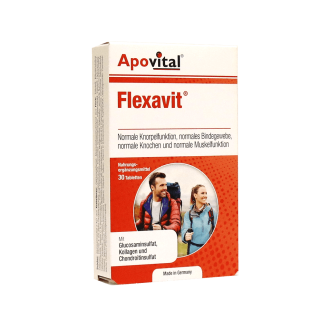 قرص مکمل فلکساویت آپوویتال / Apovital مناسب برای حفظ سلامت مفاصل و کاهش دردهای مفصلی بسته ۳۰ عددی
