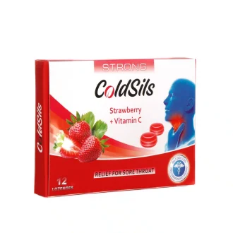 آبنبات سرد مکیدنی کلدسیز / Coldsys مناسب برای تسکین گلودرد و گرفتگی مجاری تنفسی بسته ۱۲ عددی