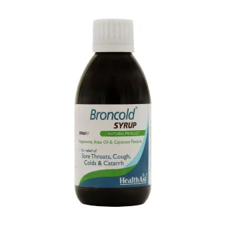 شربت برونکلد کیمیاگر توس / Broncold مناسب برای تسکین سرفه و علائم سرماخوردگی حجم ۶۰ میلی‌لیتر