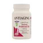 کپسول نرم روغن گل مغربی ۱۰۰۰ میلی‌گرم آنتی ایجینگ / Anti Aging مناسب برای تسکین علائم سندروم پیش از قاعدگی و یائسگی بسته ۶۰ عددی
