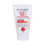 کرم ضد آفتاب فاقد چربی و بی رنگ SPF۵۰ اسکن اسکین / Scan Skin مناسب برای پوست‌های چرب و مستعد آکنه حجم ۵۰ میلی‌لیتر