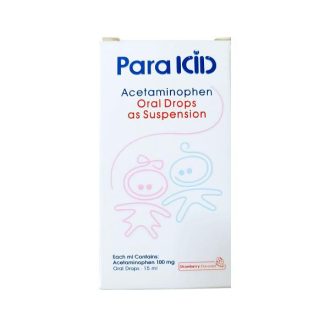 قطره خوراکی استامینوفن پاراکید / Parakid مناسب برای کاهش تب و تسکین درد کودکان حجم ۱۵ میلی‌لیتر