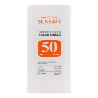 ضد آفتاب سان سیف / Sunsafe مدل استیک مناسب برای انواع پوست و محافظت روزانه در برابر آفتاب