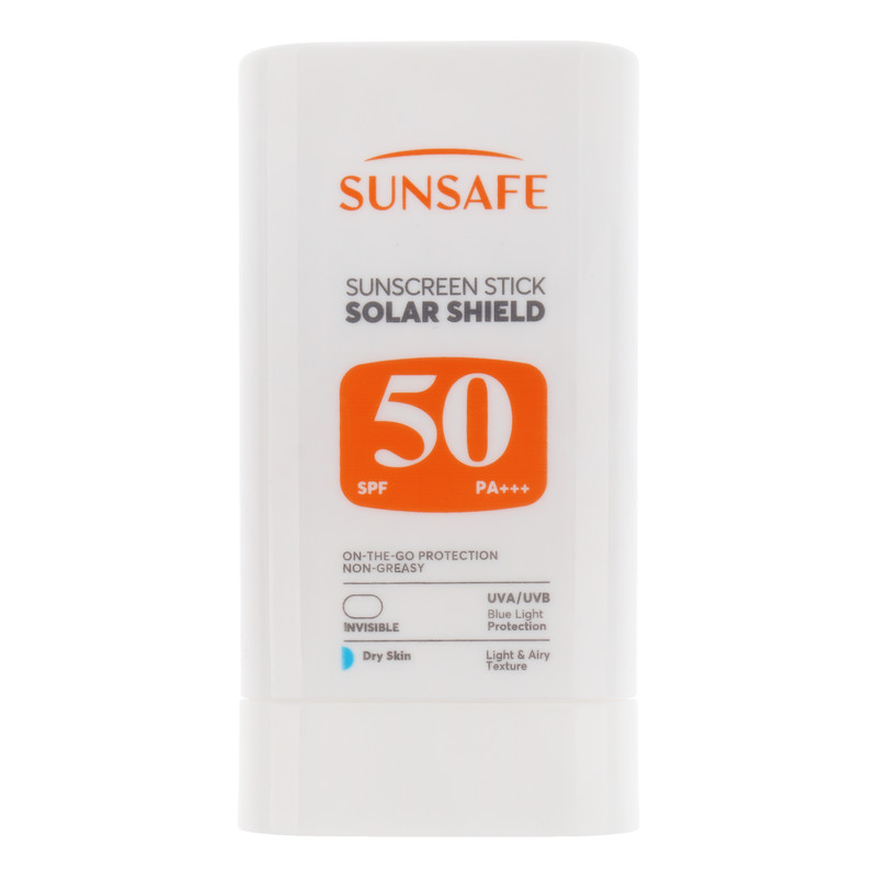 ضد آفتاب سان سیف / Sunsafe مدل استیک مناسب برای انواع پوست و محافظت روزانه در برابر آفتاب ضد آفتاب سان سیف / Sunsafe مدل استیک مناسب برای انواع پوست و محافظت روزانه در برابر آفتاب