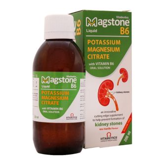 شربت خوراکی مگستون / Magstone مناسب برای پیشگیری و کمک به دفع سنگ کلیه حجم ۲۰۰ میلی‌لیتر