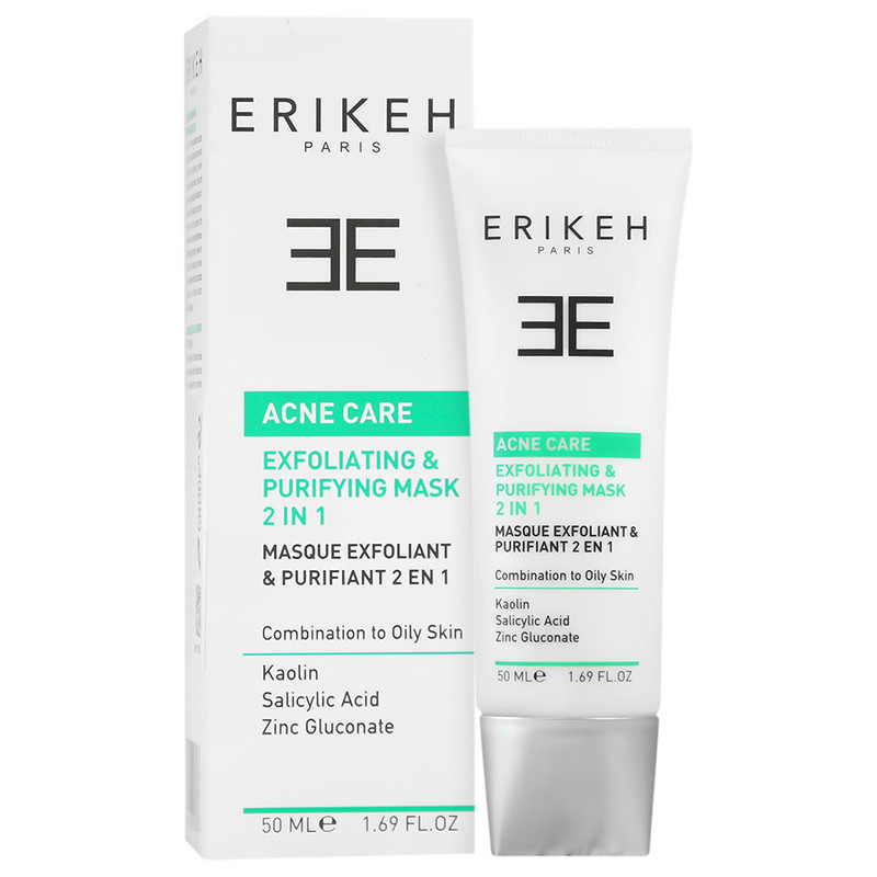 ماسک صورت ضد جوش و تنظیمکننده چربی اریکه / Erikeh مناسب برای پوستهای چرب و مستعد آکنه حجم ۷۵ میلیلیتر ماسک صورت ضد جوش و تنظیمکننده چربی اریکه / Erikeh مناسب برای پوستهای چرب و مستعد آکنه حجم ۷۵ میلیلیتر