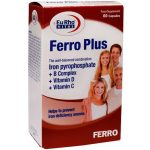 کپسول مکمل فروپلاس یوروویتال / Eurho Vital مناسب برای درمان کم‌خونی فقر آهن و رفع خستگی بسته ۶۰ عددی