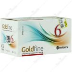 سرسوزن قلم انسولین ۶ میلی‌متر گلدفاین / Goldfine مناسب برای تزریق آسان و بدون درد انسولین بسته ۱۰۰ عددی