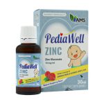 قطره خوراکی زینک پدیاول / PediaWell مناسب برای تقویت سیستم ایمنی و رشد کودکان حجم ۳۰ میلی‌لیتر