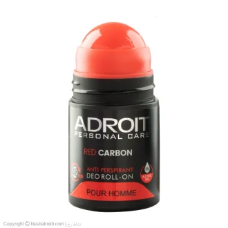 رول ضد تعریق و خوشبوکننده ادرویت / Adroit مدل رد کاربن مناسب برای آقایان و کنترل بوی نامطبوع تعریق حجم ۶۵ میلی‌لیتر