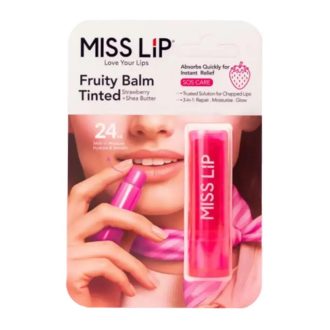 لیپ بالم توت فرنگی میس لیپ / Miss Lip مناسب برای نرم‌کنندگی و رفع خشکی لب‌ها وزن ۴ گرم