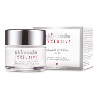 کرم روز ضد چروک و جوانساز اسکین کد / Skincode مدل Exclusive مناسب برای پوست‌های خشک و بالغ حجم ۵۰ میلی‌لیتر