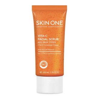 اسکراب صورت لایه‌بردار اسکین وان / Skin One مناسب برای انواع پوست و پاکسازی منافذ حجم ۱۰۰ میلی‌لیتر