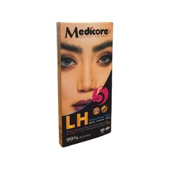 تست تخمک گذاری مدیکور / Medicore مناسب برای تشخیص زمان دقیق تخمک‌گذاری و افزایش شانس بارداری بسته ۵ عددی